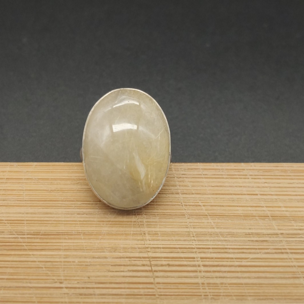 Moon Stone Silver Ring 🌕 - Picture 2 of 7
